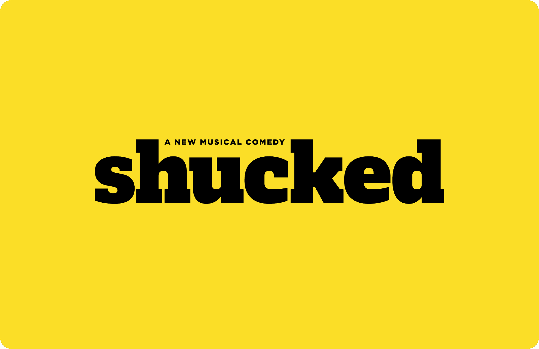 shucked logo black on yellow